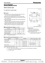 MAZ8091-H datasheet pdf Panasonic
