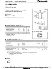 MAZL062D datasheet pdf Panasonic