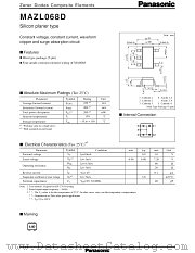 MAZL068D datasheet pdf Panasonic