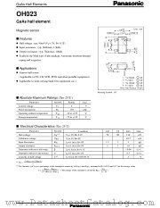 OH023 datasheet pdf Panasonic