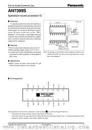 AN7399S datasheet pdf Panasonic
