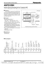 AN7515SH datasheet pdf Panasonic