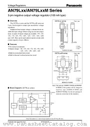 AN79L07 datasheet pdf Panasonic
