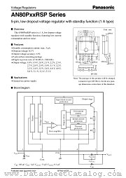 AN80P52RSP datasheet pdf Panasonic