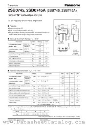 2SB745 datasheet pdf Panasonic