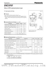2SC3757 datasheet pdf Panasonic