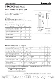 2SA900 datasheet pdf Panasonic