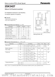 2SK3427 datasheet pdf Panasonic