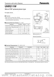 UNR211W datasheet pdf Panasonic