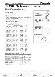 UNR521E datasheet pdf Panasonic