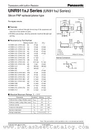 UNR911EJ datasheet pdf Panasonic