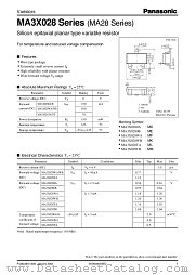 MA3X028 datasheet pdf Panasonic