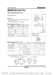 MA133 datasheet pdf Panasonic