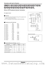 UN6211 datasheet pdf Panasonic