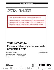 74HCT6323AD datasheet pdf Philips
