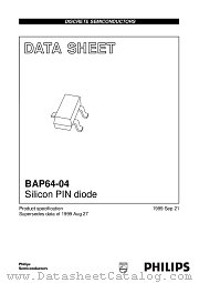 BAP64-04 datasheet pdf Philips
