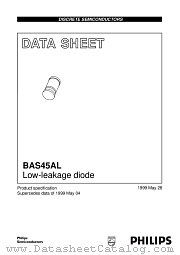 BAS45AL datasheet pdf Philips