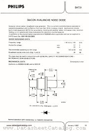 BAT31 datasheet pdf Philips