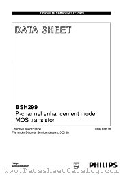 BSH299 datasheet pdf Philips
