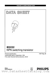 BSX32 datasheet pdf Philips