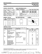 BT136M-600F datasheet pdf Philips