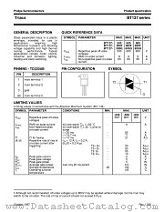 BT137-500F datasheet pdf Philips