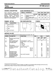 BT138B-500E datasheet pdf Philips