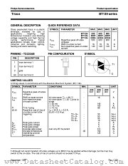 BT139-600 datasheet pdf Philips