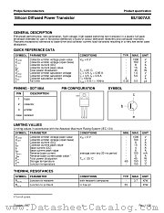 BU1507 datasheet pdf Philips