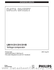 LM311B datasheet pdf Philips