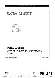 PMEG2005EB datasheet pdf Philips