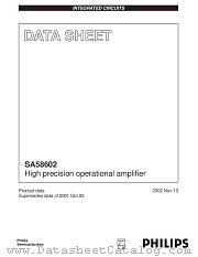 SA58602 datasheet pdf Philips