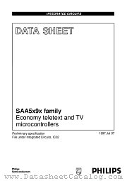 SAA5291A datasheet pdf Philips