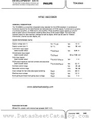 TDA3563 datasheet pdf Philips