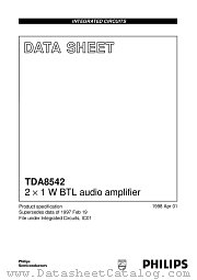 TDA8542T datasheet pdf Philips