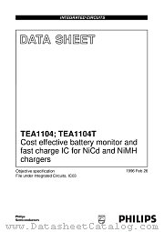 TEA1104 datasheet pdf Philips