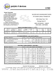 LY402 datasheet pdf Polyfet RF Devices