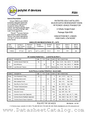 P281 datasheet pdf Polyfet RF Devices