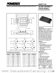 CM20TF-12H datasheet pdf Powerex Power Semiconductors