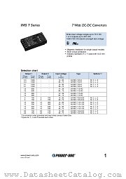 24IMS7-05-9 datasheet pdf Power-One