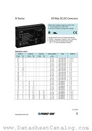 24H1001-2R datasheet pdf Power-One
