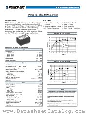BWD1205 datasheet pdf Power-One