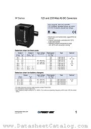 LWR-1601-6 datasheet pdf Power-One