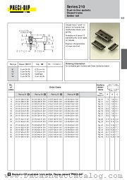 210-93-316-41-001 datasheet pdf Precid-Dip Durtal