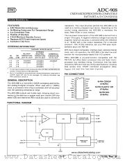 ADC908FX datasheet pdf Precision Monolithics