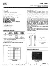 ADC912HP datasheet pdf Precision Monolithics