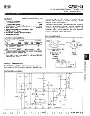 CMP05FZ datasheet pdf Precision Monolithics