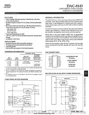 DAC-8143 datasheet pdf Precision Monolithics