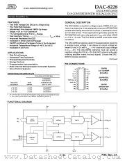 DAC-8228 datasheet pdf Precision Monolithics