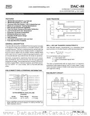 DAC-88 datasheet pdf Precision Monolithics